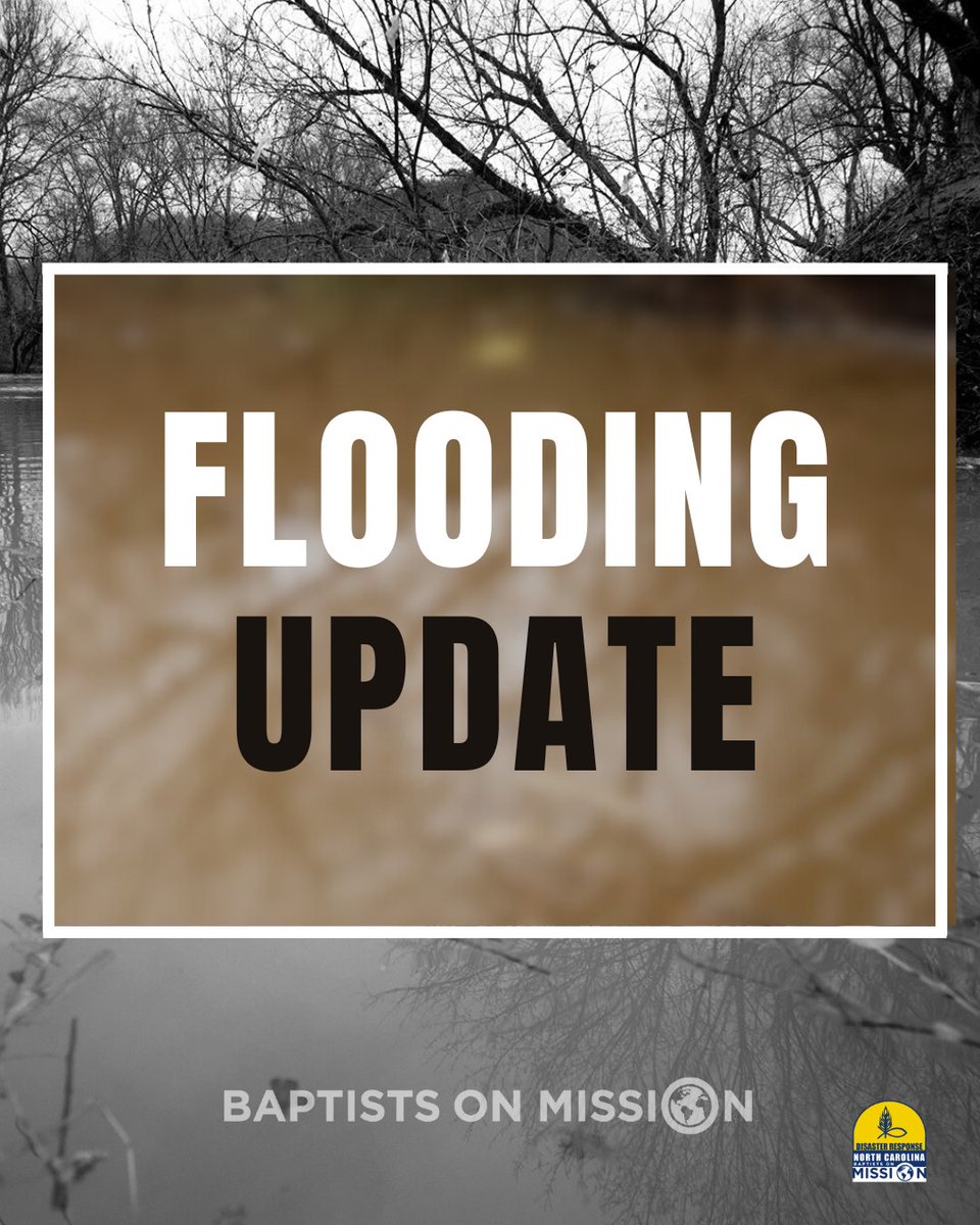 nc_missions's tweet image. We’re monitoring last night’s heavy rainfall and flooding in central NC. Our volunteers need to be on alert. We’ve also offered assistance to Texas due to their flooding.