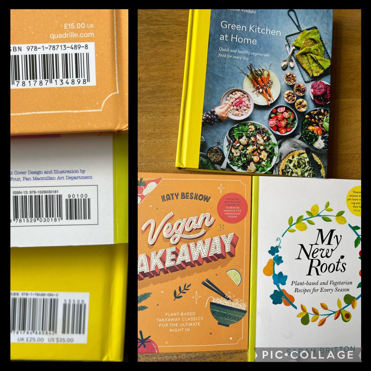 Although I love to cook I can also get really fed up with it 3xdaily.
My usual solution is to get a new cookbook to reignite enthusiasm.
What a bargain today at local charity shop. £2 total for approx £50 new books ! ( yes I will donate something back ! )
#bargain 
#cooking