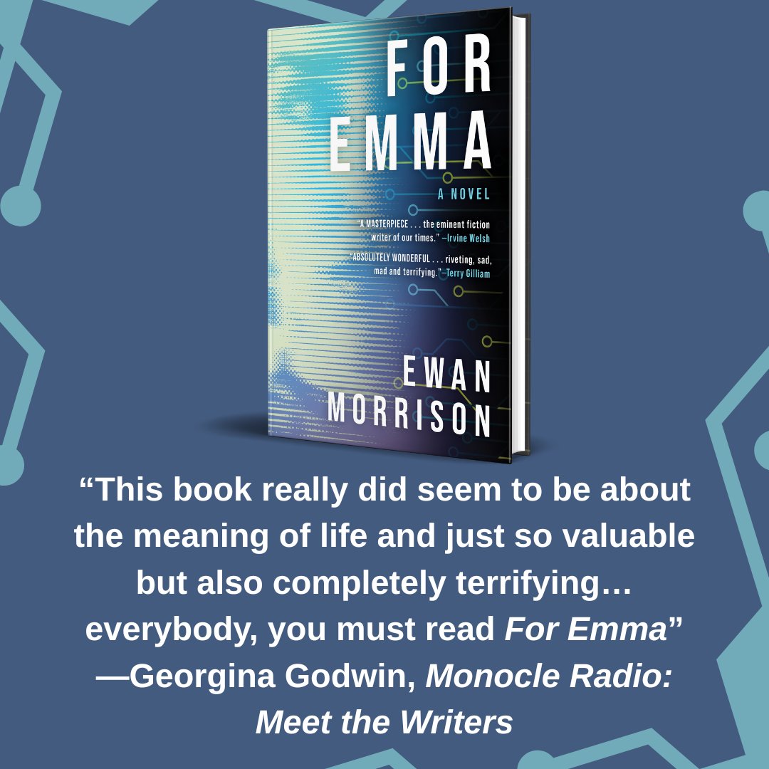 skyhorsepub's tweet image. “This book really did seem to be about the meaning of life and just so valuable but also completely terrifying…everybody, you must read For Emma”
—Georgina Godwin, Monocle Radio: Meet the Writers
@MrEwanMorrison @georginagodwin
ow.ly/amMA50Wf294
