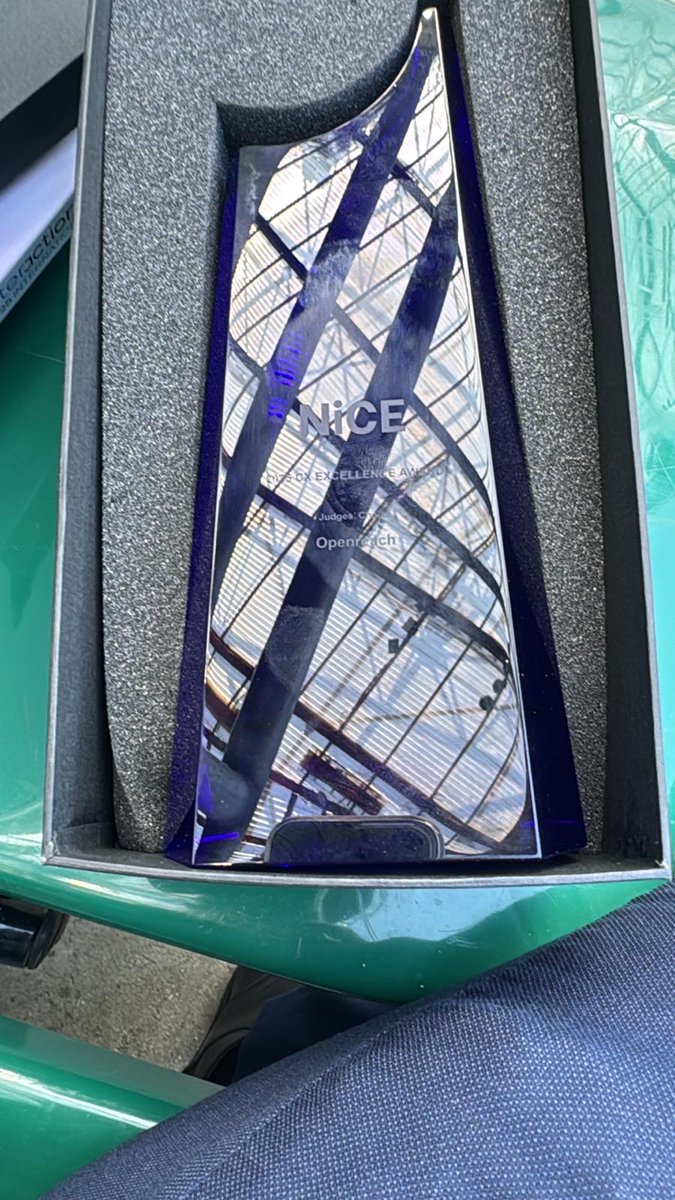 WeAreOpenreach's tweet image. We’re chuffed to have won the ‘CX (Customer Experience) Excellence’ award at this year’s @NICELtd Interactions International conference 🏆

A huge well done to all the winners; it’s great to see how #AI products are transforming customer service across so many industries 🎉