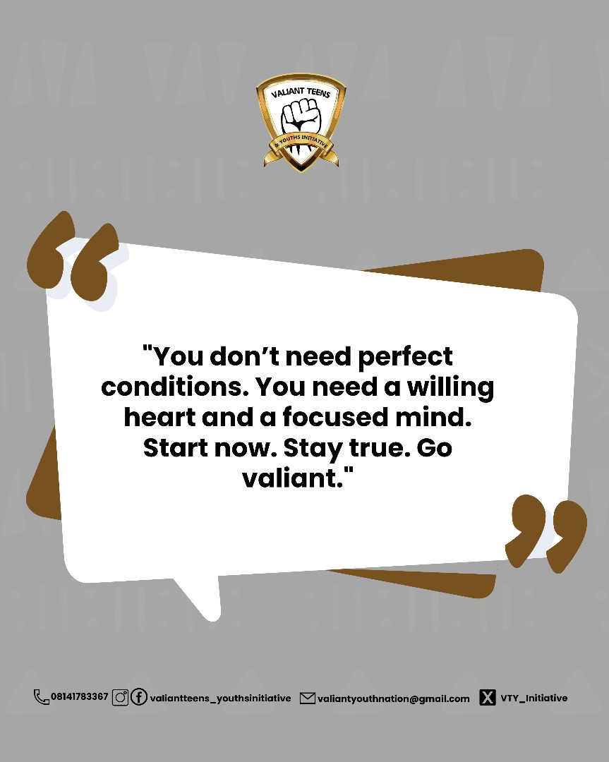 VTY_Initiative's tweet photo. Happy New Week, Royals! 

Step into your week with clarity, courage, and commitment. The world doesn’t need a perfect you. It needs a present and purposeful you. 

You don’t have to wait for a better season; this is it. https://t.co/jKKwZSh8bY