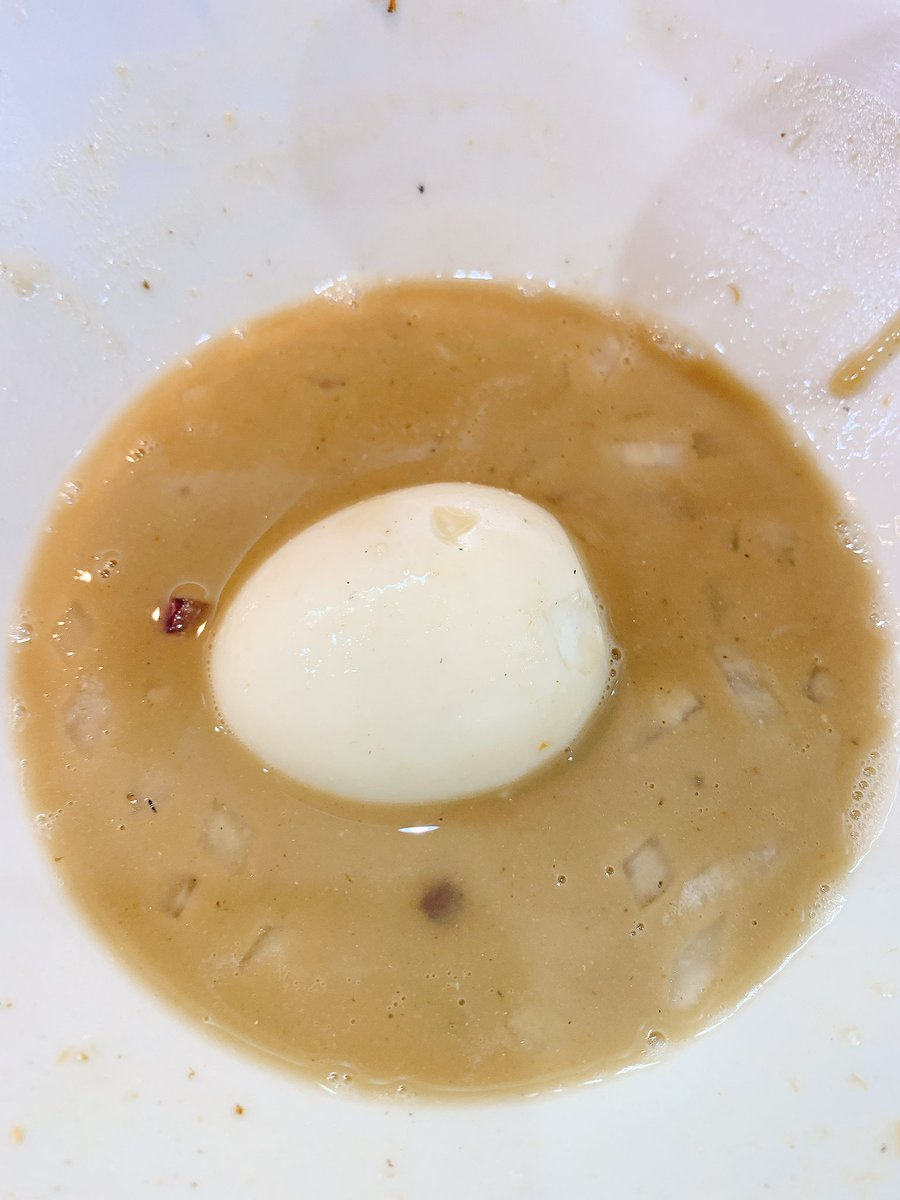 Q3_8686's tweet image. Noodle&amp;amp;Spice curry 今日の1番
#らーめんウォッチ麺
🍜オリーブいりこの濃厚煮干ソバ
🍜カキ油の和え玉
おそらく初のオリーブいりこ濃厚…
割と濃度軽めでオリーブいりこのなせる技なのかめっちゃ旨い！
驚きのカキ油！香りがカキそのもの
でペーストがないのに牡蠣の風味が
…これは…もしかし文字数
