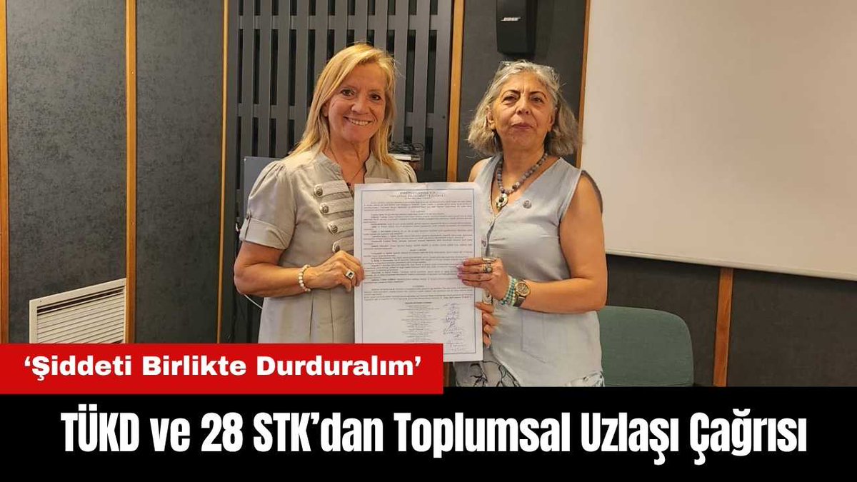 TÜKD ve 28 STK’dan Toplumsal Uzlaşı Çağrısı: Şiddeti Birlikte Durduralım akdenizgercek.com.tr/tukd-ve-28-stk… <a href="/TUKDKurumsal/">Türk Üniversiteli Kadınlar Derneği</a>