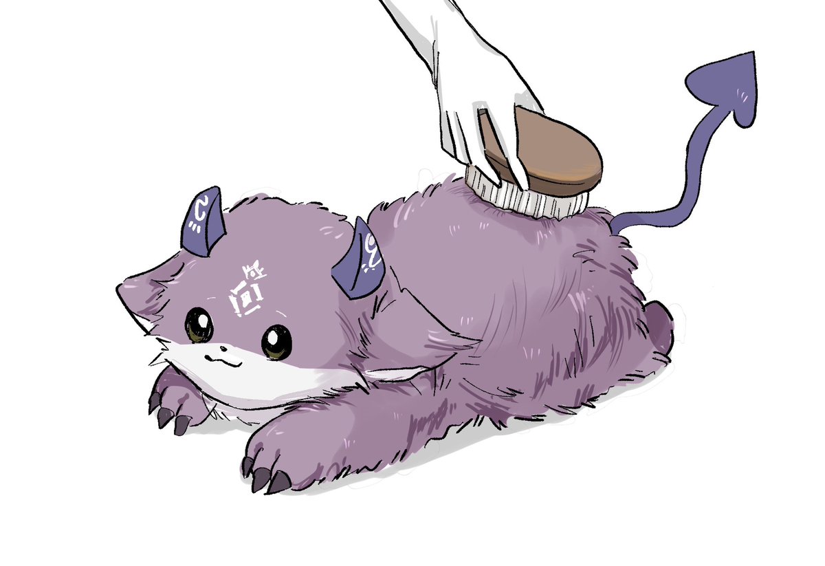 もふもふもふる

 #でびるさまにささげるえ
