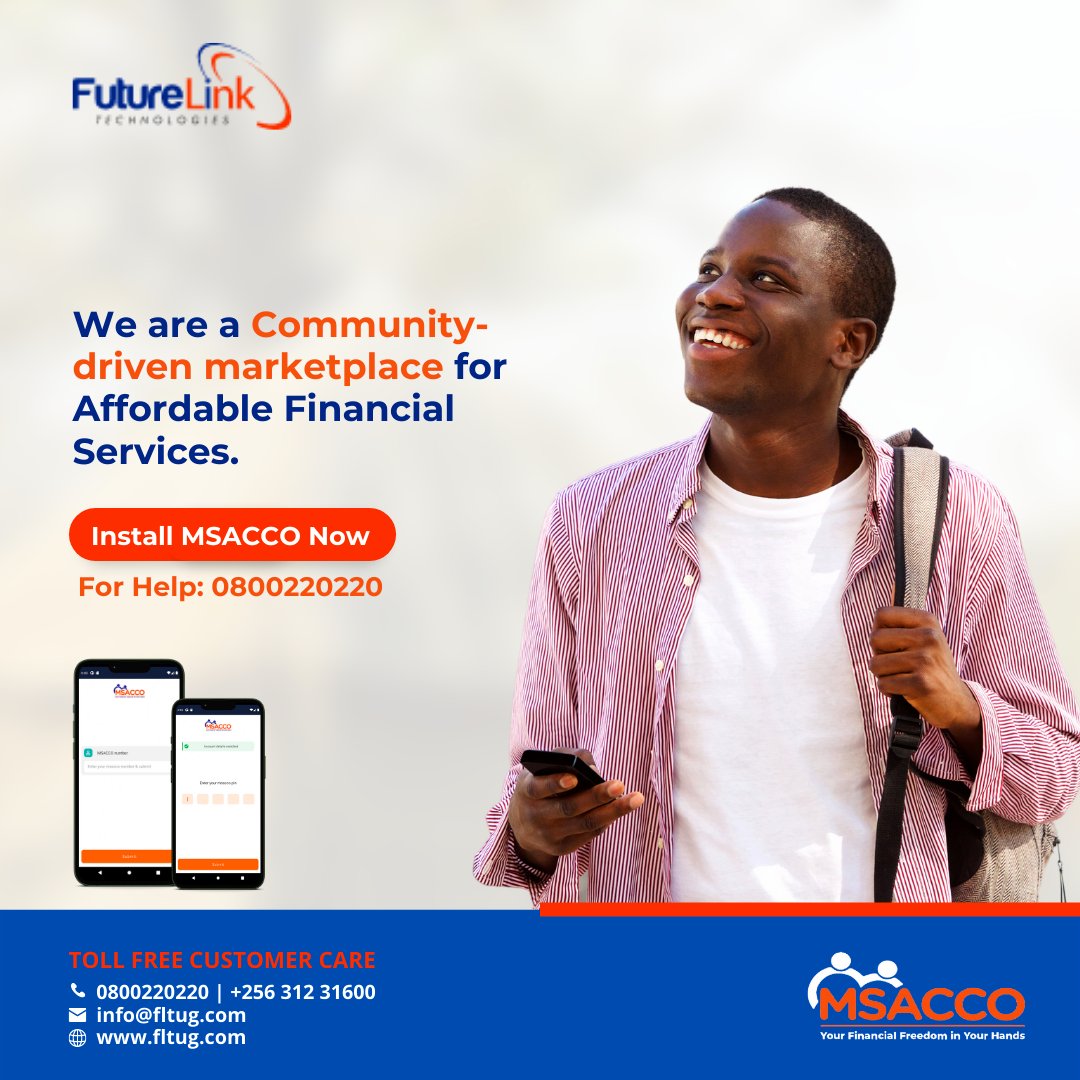 Through MSACCO, people get to access and choose financial services designed just for their communities.

Install #MSACCO
play.google.com/store/apps/det…