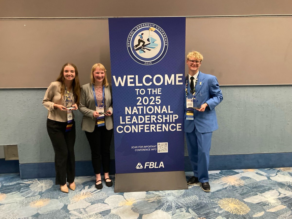 LHSTrojanWay (@lhstrojanway) on Twitter photo FBLA Nationals results!
đš Colton Kominski, 7th in Impromptu Speaking
đš Chloe Krueger, 7th in Agribusiness (first freshman in LHS history to place!)
đš Ella McGregor, 10th in HR Management (and first Trojan to place in 2 events!)
Next for Ella & Colton: CU Boulder!
<a href="/SVVSDdeputy/">Jackie Kapushion, Ed.D.</a> FBLA Nationals results!
đš Colton Kominski, 7th in Impromptu Speaking
đš Chloe Krueger, 7th in Agribusiness (first freshman in LHS history to place!)
đš Ella McGregor, 10th in HR Management (and first Trojan to place in 2 events!)
Next for Ella & Colton: CU Boulder!
<a href="/SVVSDdeputy/">Jackie Kapushion, Ed.D.</a>
