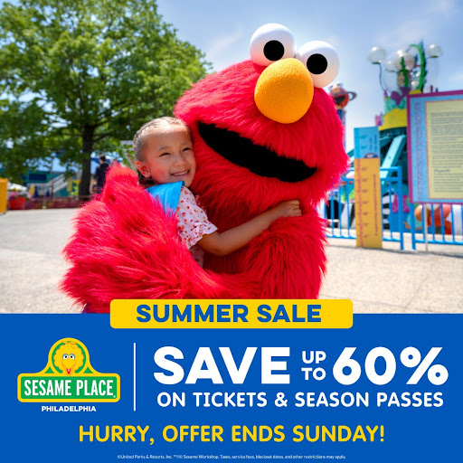 Sesame Place Philadelphia (@sesameplace) on Twitter photo Our 45th Birthday events this July deserves a round of ‘a-paws’! 🐾🎉
Want to splash into our 45th Birthday Celebration? Visit spklr.io/6017BDjPN  to save up to 60% on Tickets and Season Passes during our Summer Pass Sale, hurry offer ends 07/13! Our 45th Birthday events this July deserves a round of ‘a-paws’! 🐾🎉
Want to splash into our 45th Birthday Celebration? Visit spklr.io/6017BDjPN  to save up to 60% on Tickets and Season Passes during our Summer Pass Sale, hurry offer ends 07/13!