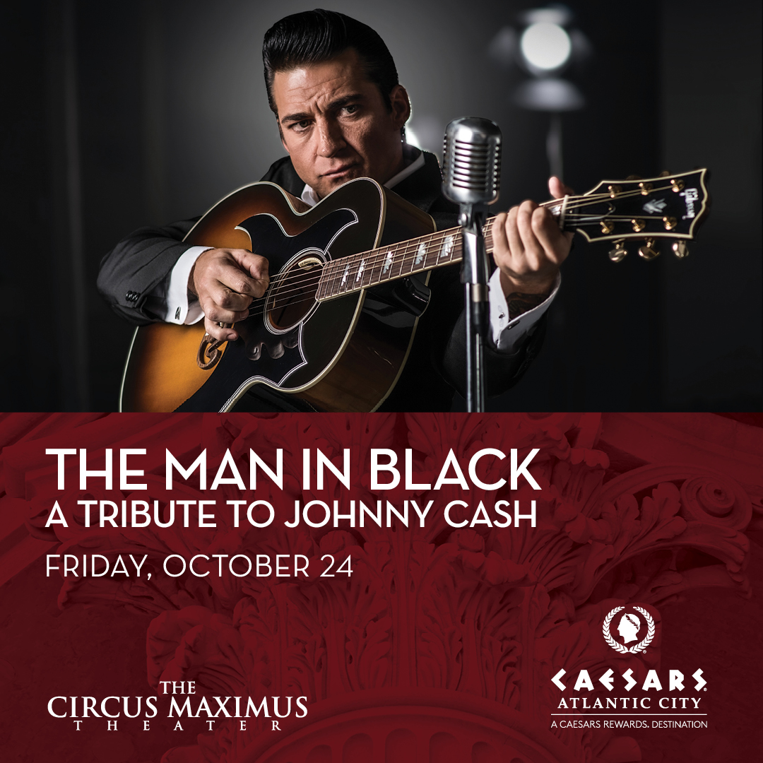 The Man In Black: A Tribute to Johnny Cash is coming to Circus Maximus Theater on Friday, October 24. 

Presale | Wednesday, 7/9 at 10 a.m. | CODE: TRIBUTE
On sale | Friday, 7/11 at 10 a.m.

Get tickets bit.ly/3ZIVcE0 🎤