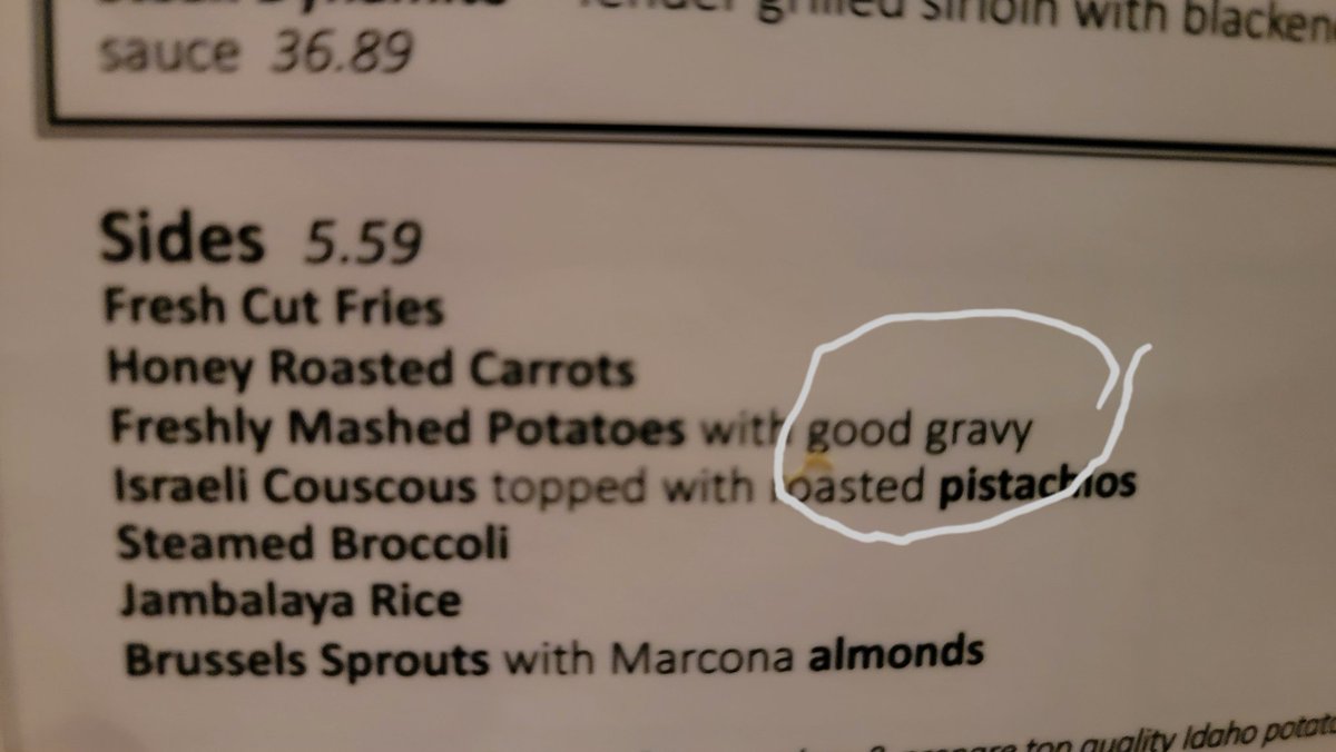 VaughnVernon's tweet image. If you have the opportunity to order some mashed potatoes, I suggest the *fresh* mashed potatoes with *good* gravy rather than the alternative.