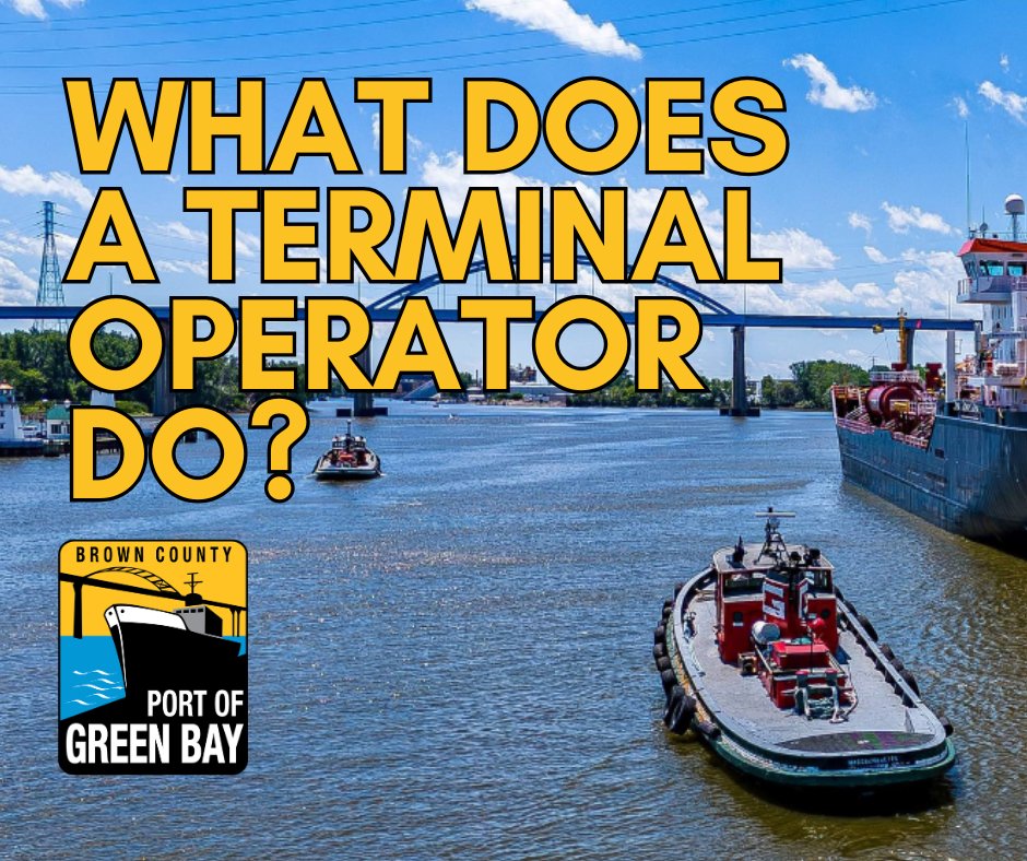 PortofGreenBay's tweet image. Terminal operators are the muscle behind all the movement here at the Port of Green Bay! #terminaloperator #portofgreenbay
