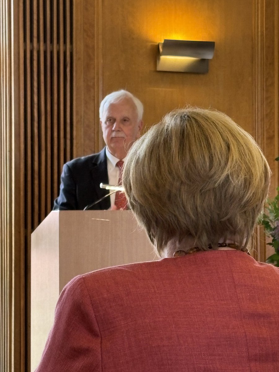 GregHands's tweet image. What a privilege to be invited to the 80th birthday party of German & CDU economist Johannes Ludewig.
With Angela Merkel, and many German Ministers past and present.
In the words of one, Kohl was “the father of German unification, but Johannes Ludewig was its site manager.”