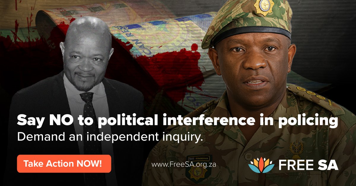 FreeSAorg's tweet image. BREAKING: KZN Police Commissioner Lt-Gen Mkhwanazi has alleged political interference in assassination investigations, accusing senior officials, including Minister Senzo Mchunu, of sabotage.
Over 100 dockets disappeared. A task team was shut down. Evidence was buried.
If true,…