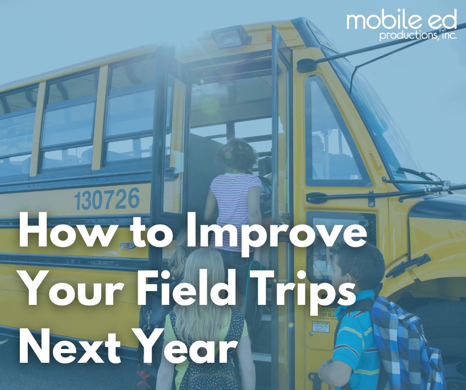 NEW BLOG POST! Use these planning tips to help improve the field trip experience for you and your students next year. 🚍 Learn more here: mobileedproductions.com/blog/how-to-im… #fieldtrip #teachertip #edchat #elearning #edtech