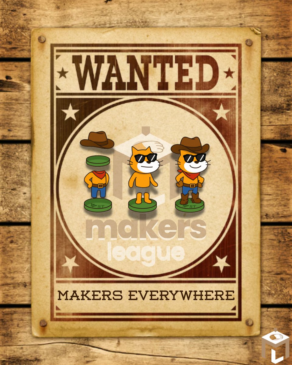 ATTENTION‼️ Makers League is on the lookout for fearless inventors ready to shape the future! Will YOU answer the call? ☎️

Only 7 days left to enter at projects.tactilejr.org, or get left in the dust 🤠

#MakersLeague #WantedMakers #CreativeOutlaws