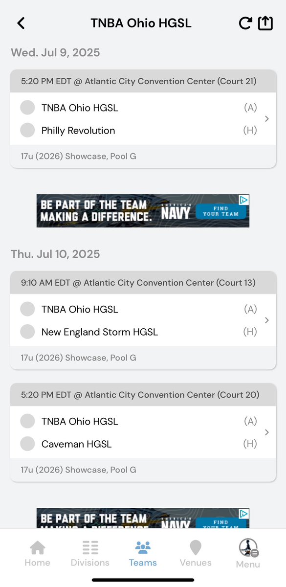Nando Mirarchi (@2026nando) on Twitter photo Looking forward to the <a href="/HGSL_HoopGroup/">HGSL</a> Atlantic City JamFest. Here is our <a href="/TNBA17UHGSL/">TNBA OH 17-U-HGSL</a> schedule.
<a href="/CoachLynchCP/">Coach Lynch</a> <a href="/CPRamblerHoops/">Cathedral Prep Basketball</a> <a href="/HoopGroupEamonn/">Eamonn Mahar</a> <a href="/tcjones2007/">T.C. Jones</a> Looking forward to the <a href="/HGSL_HoopGroup/">HGSL</a> Atlantic City JamFest. Here is our <a href="/TNBA17UHGSL/">TNBA OH 17-U-HGSL</a> schedule.
<a href="/CoachLynchCP/">Coach Lynch</a> <a href="/CPRamblerHoops/">Cathedral Prep Basketball</a> <a href="/HoopGroupEamonn/">Eamonn Mahar</a> <a href="/tcjones2007/">T.C. Jones</a>