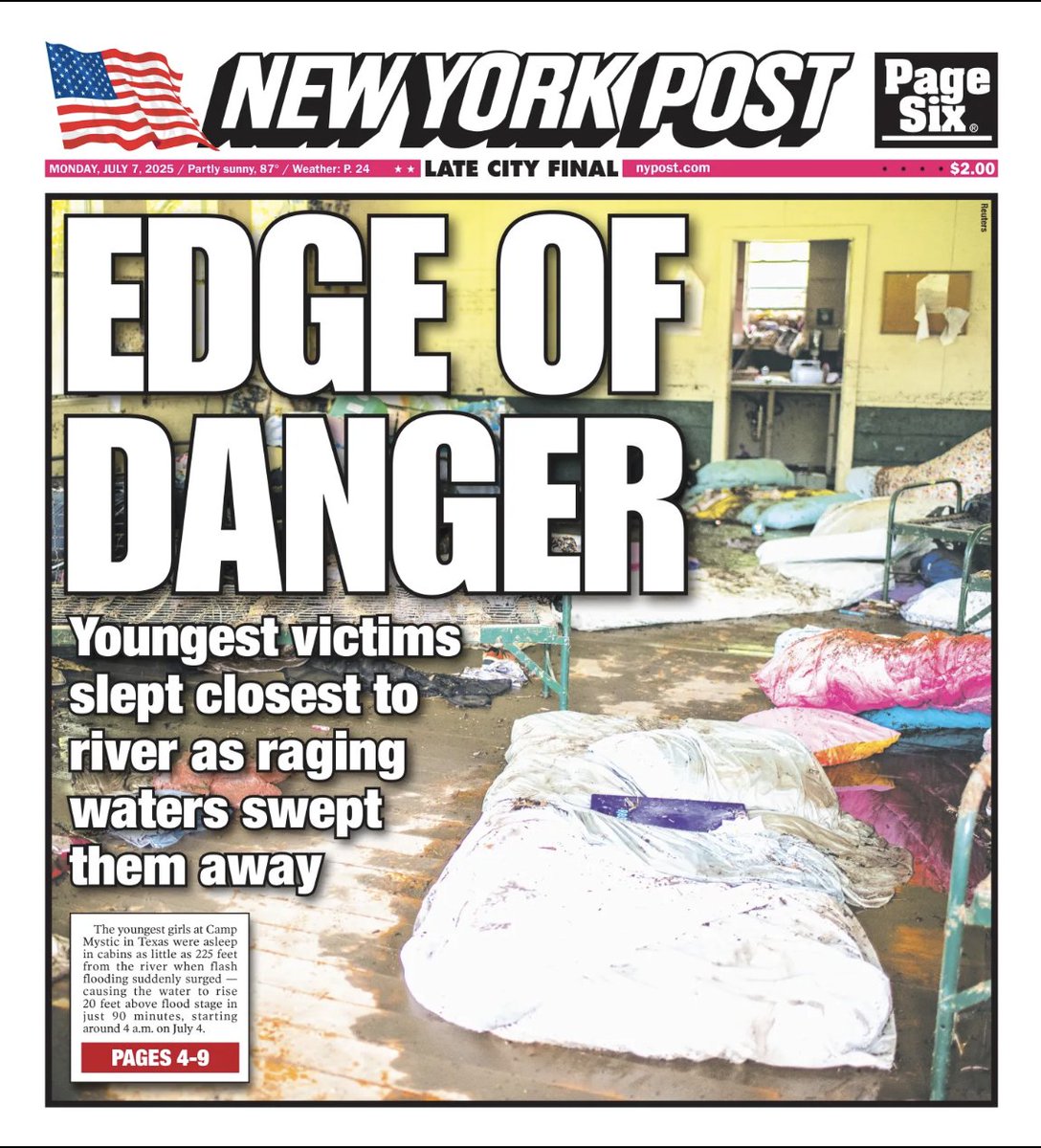 AlfonsoQuiroz's tweet image. With climate change accelerating, sadly these stories will only grow more common—ironically, often in regions that strongly supported the very administration rolling back environmental protections. #ClimateChange @nypost @anthonyblair94