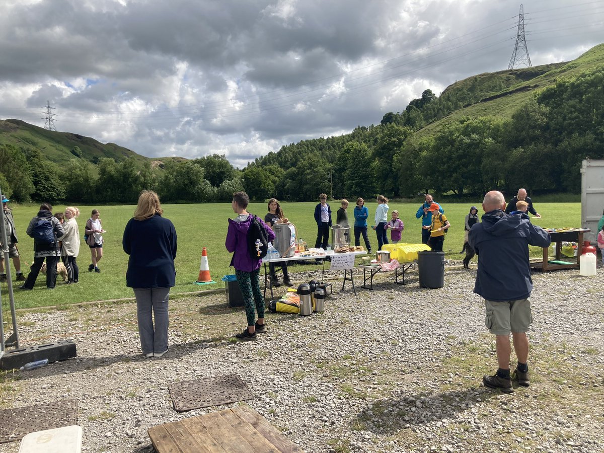 #Todmorden Boundary Walk. Another great event staged at Riverside. Run by 8th&amp;26th Calder valley scouts helped by <a href="/CalderValleySRT/">Calder Valley SRT</a>  An annual event for many years. We are working hard to ensure that despite <a href="/Tod_TownDeal/">Todmorden Town Deal</a> withdrawing funding we can keep such #Community events.