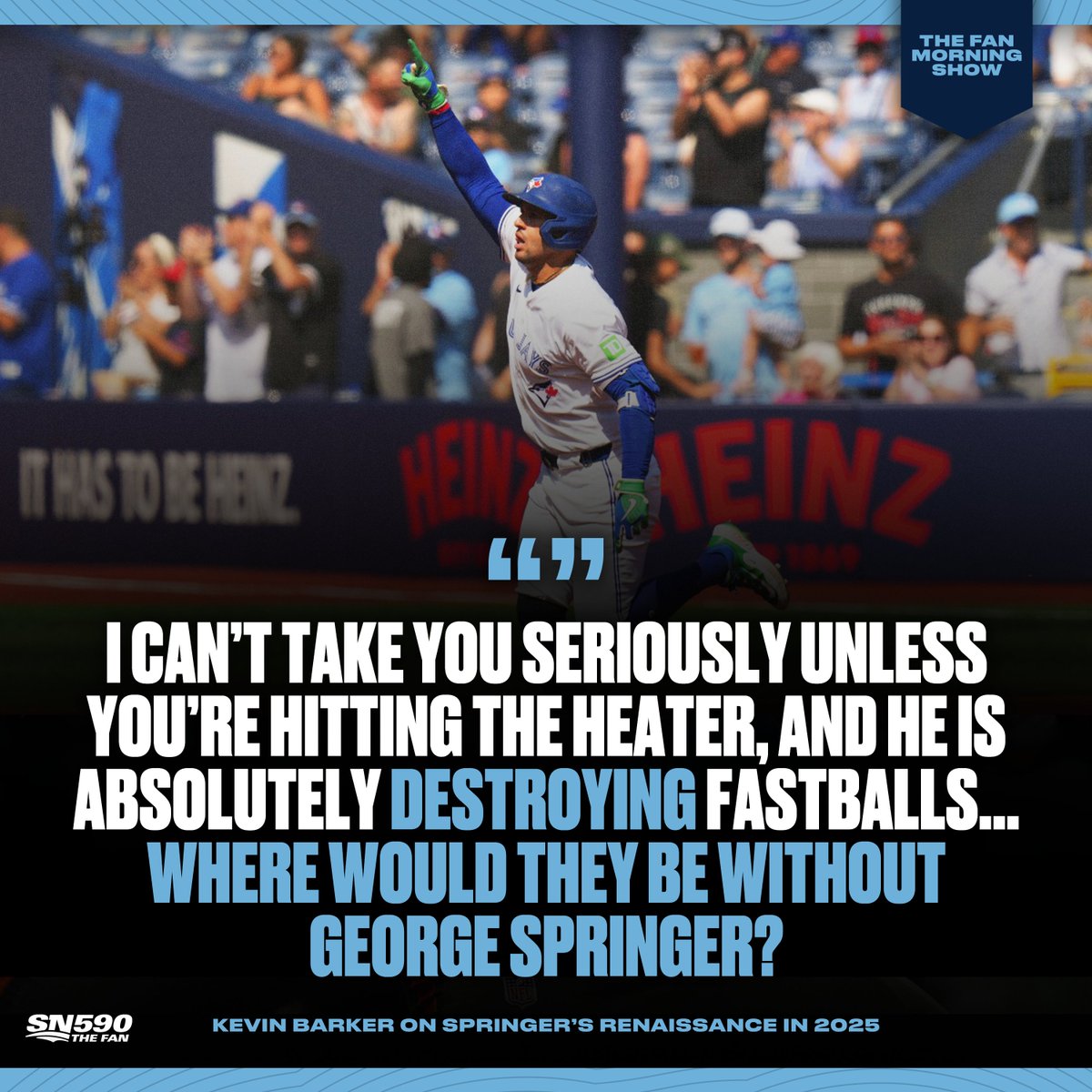 George is turning back the clock 🔄

Kevin Barker joins <a href="/SportsnetBen/">Ben Ennis</a> and <a href="/Gunning590/">Brent Gunning</a> to chat about Springer's resurgence in 2025. #LightsUpLetsGo 

🎧 sprtsnt.ca/3rTLf92