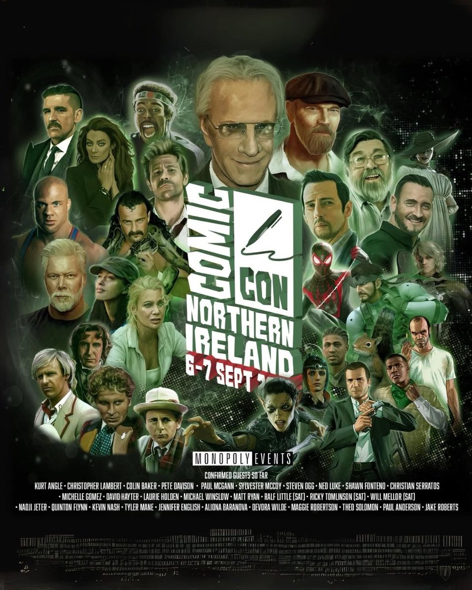 EIKON EXHIBITION CENTRE (@eikoncentre) on Twitter photo ๐จ Only ๐ง๐ช๐ข ๐ ๐ข๐ก๐ง๐๐ฆ to go until Comic Con NI 2025 <a href="/EikonCentre/">EIKON EXHIBITION CENTRE</a>
๐ฅ Meet the 2025 guests - from Sci-fi legends to stars from hit TV shows and cult classics๐ฅ๐๐ต๐ฒ๐ฐ๐ธ ๐ผ๐๐ ๐๐ต๐ฒ ๐ด๐๐ฒ๐๐ ๐น๐ถ๐๐ ๐comicconnorthernireland.co.uk/guests ๐จ Only ๐ง๐ช๐ข ๐ ๐ข๐ก๐ง๐๐ฆ to go until Comic Con NI 2025 <a href="/EikonCentre/">EIKON EXHIBITION CENTRE</a>
๐ฅ Meet the 2025 guests - from Sci-fi legends to stars from hit TV shows and cult classics๐ฅ๐๐ต๐ฒ๐ฐ๐ธ ๐ผ๐๐ ๐๐ต๐ฒ ๐ด๐๐ฒ๐๐ ๐น๐ถ๐๐ ๐comicconnorthernireland.co.uk/guests