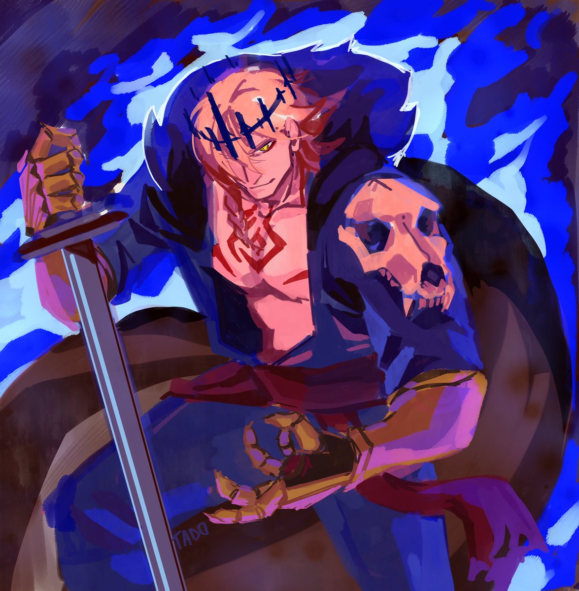 LoveSleep19's tweet image. 2/3 artfight attack on @ssiba_one
Gorgeous au Mydei
#hsr #au #artfight2025 #Mydei
