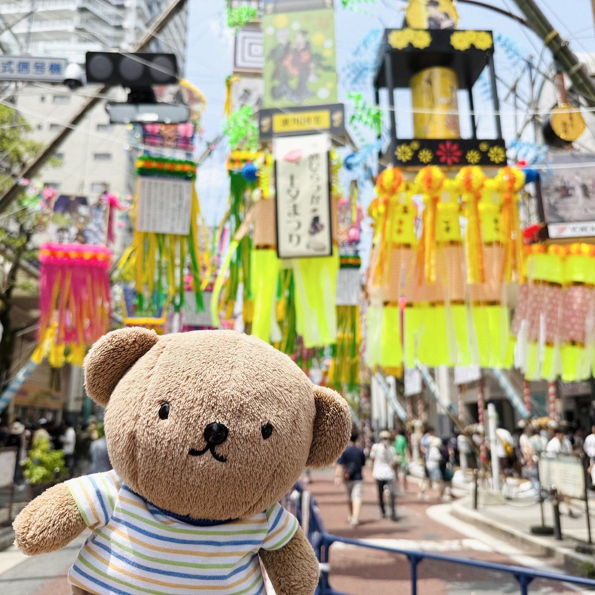 BorisPori's tweet image. 昨日行った七夕祭り( ・ᴥ・ )🎋