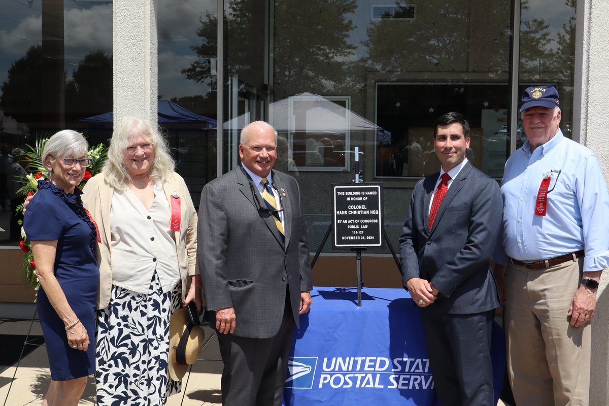 RepFitzgerald's tweet image. Colonel Hans Christian Heg exemplified courage, patriotism, and selfless service to our nation. It’s only fitting that the Muskego Post Office will bear his name as a lasting tribute to his leadership in the Civil War and his deep ties to Wisconsin. This dedication honors not…