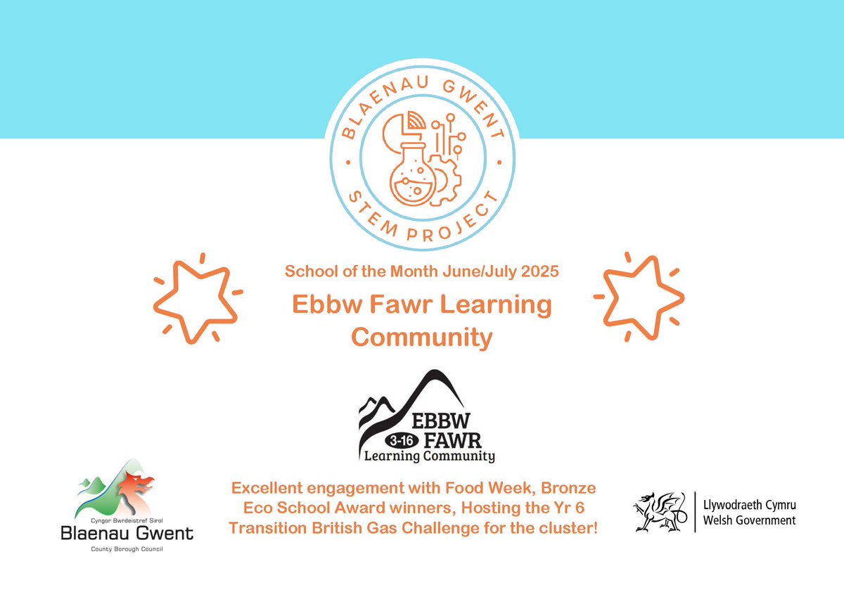 We've done it again! STEM School of the Month for June &amp; July!

It has been amazing to host and participate in all the activities and competitions over the last couple of months, and to see the increase in engagement and interest in STEM around the school and across our cluster