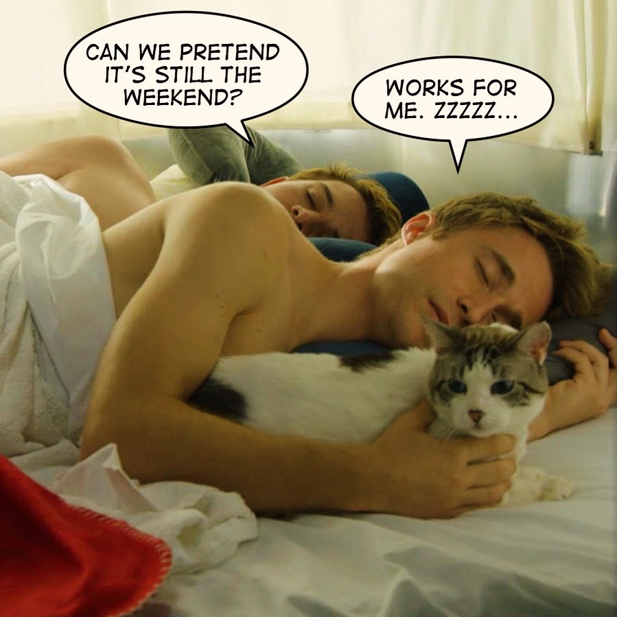 Monday has been cancelled! 😴
#gay #lgbt #somethinglikesummer