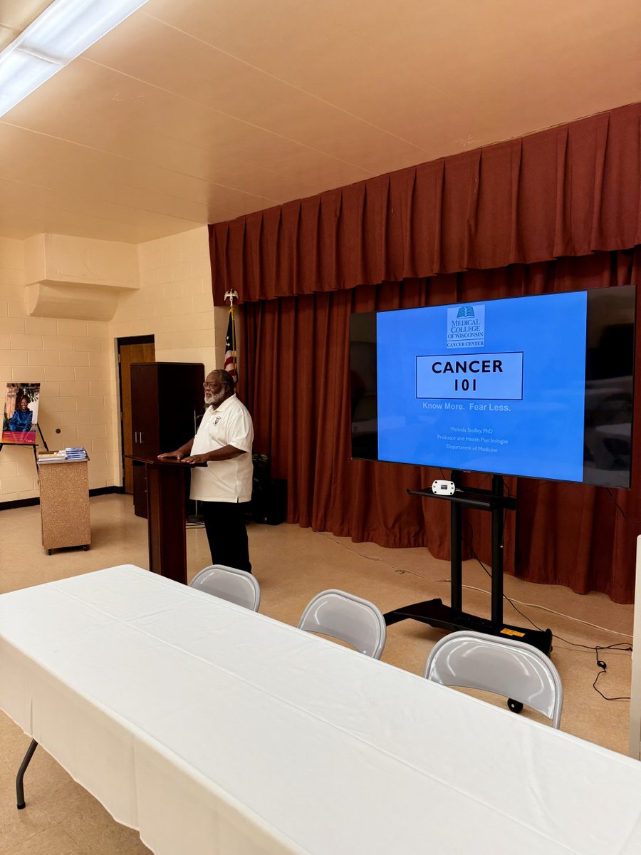 MCWCancerCenter's tweet image. The Health Griots and our Community Outreach & Engagement team have been active at local health fairs to raise awareness about men’s health.
Their message is clear: early detection saves lives. Schedule your screening and encourage others to do the same: cancer.mcw.edu/patients.../pr…