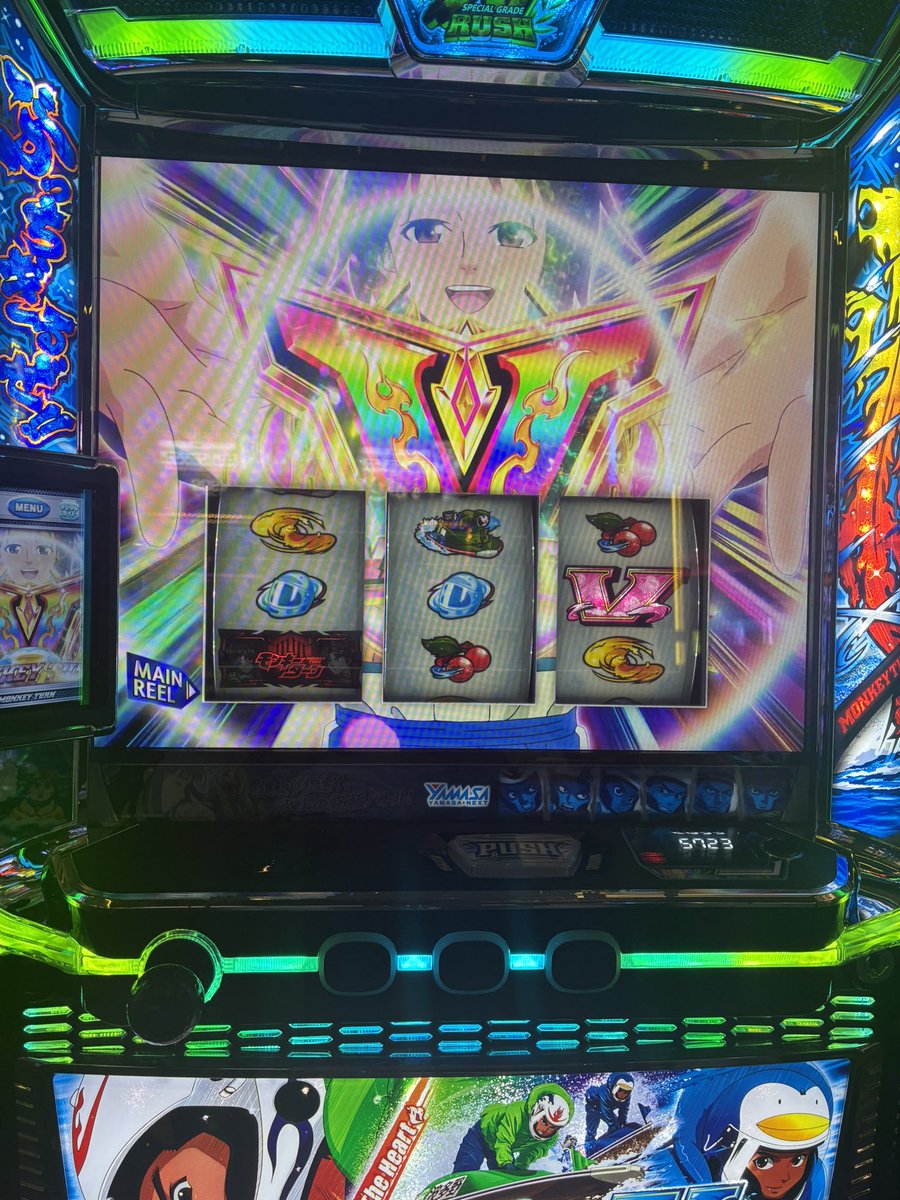 cheltaso's tweet photo. R7年7月7日
投資460枚、回収8314枚
なんとか有利切れてから台のポテンシャルと引きが重なってぶっ壊すことが出来て最高です
モンキーターンサイコー https://t.co/O5wGezv2mc