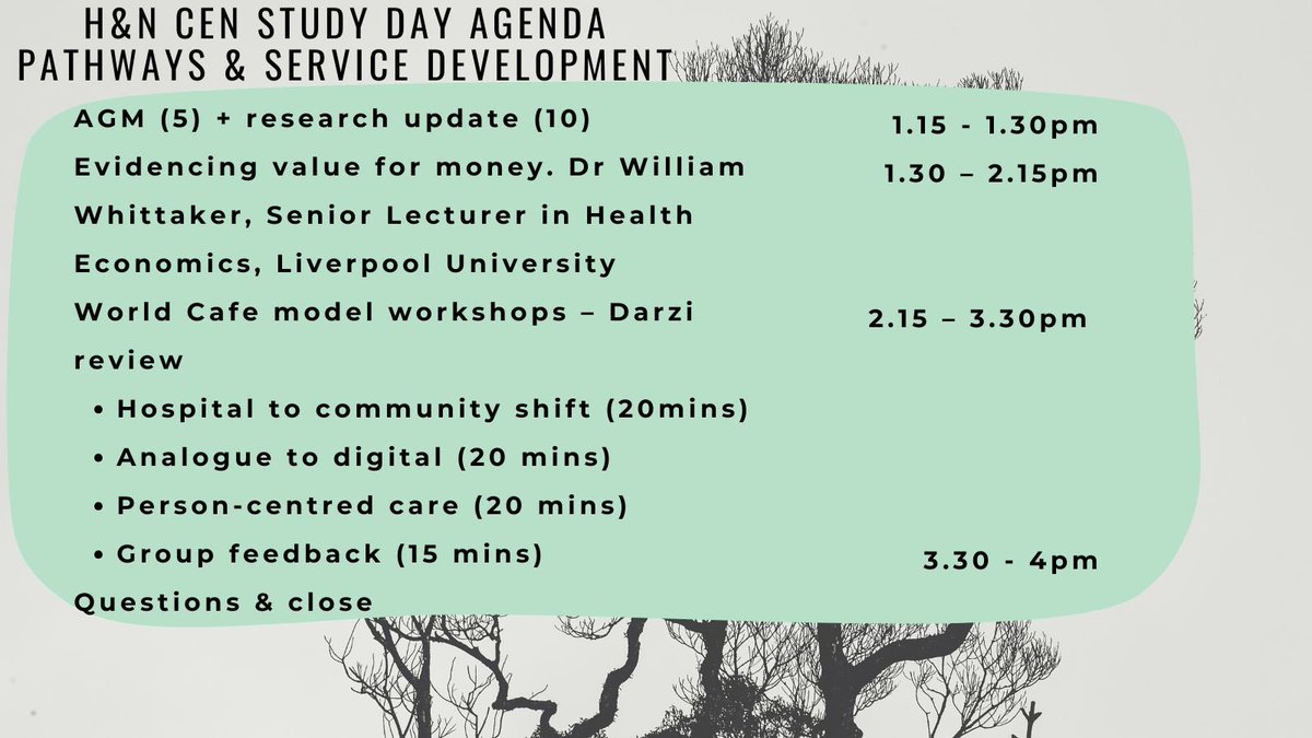 💥Study Day Tickets💥

📆25 September

📍RCSLT HQ, London

💷£15 (+ £1.26 booking fee)

🥙Refreshments &amp; lunch provided for those attending in person

💻Most sessions available virtually

❗️Places limited❗️

Booking link👇👇👇

ticketsource.co.uk/whats-on?q=hea…