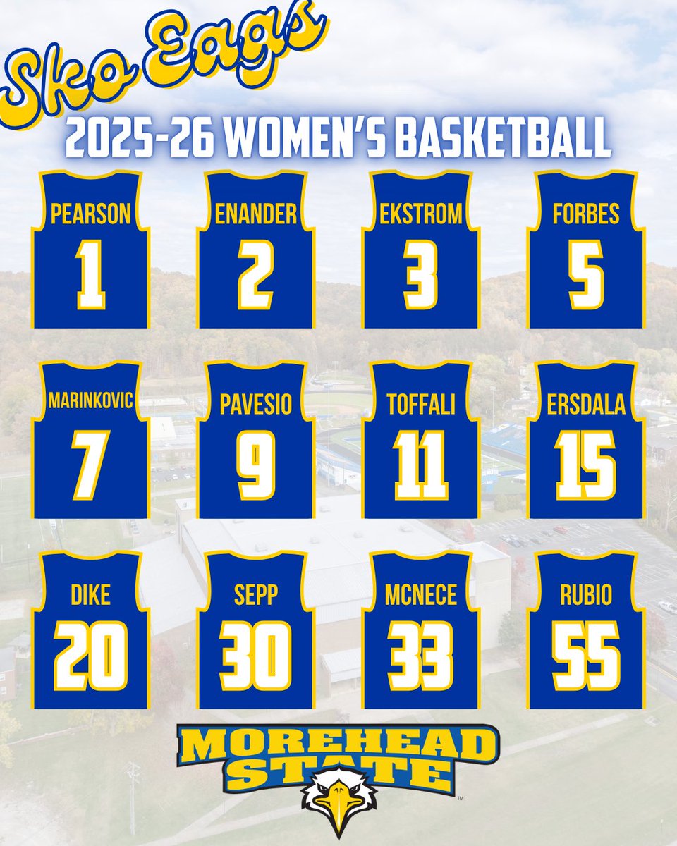 Roster Locked🔒 Excited to get started with this squad! #SkoEags 🦅