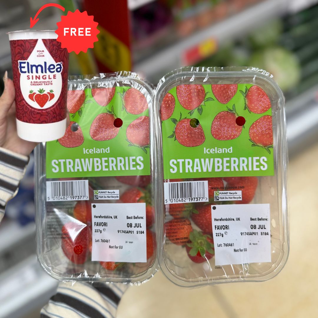 What better way to celebrate summer than with some Strawberries &amp; Cream! 🎾

Grab 2 punnets of strawberries for £4 and get an Elmlea Cream FREE! 🍓