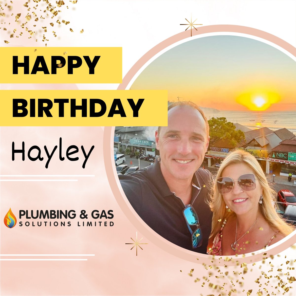 PGSolutionsltd's tweet image. Today, Plumbing & Gas Solutions Ltd are celebrating Hayley's birthday! 🎉
She's been part of the team since the very beginning and is a huge part of the PGS family.
Happy Birthday, Hayley! 🎈🎂
#HappyBirthday #MiltonKeynes #Birthday