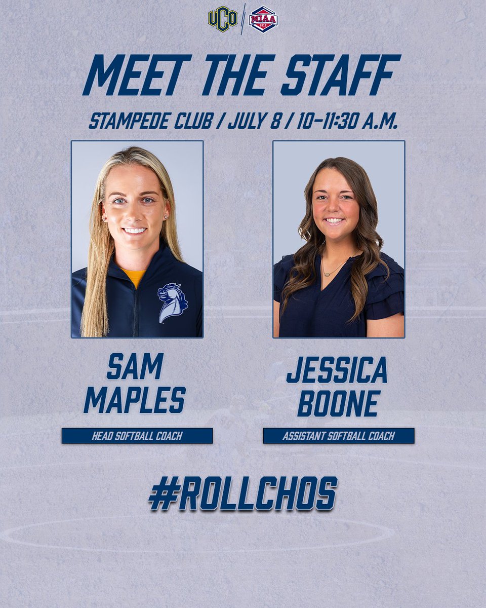 UCO Bronchos (@ucoathletics) on Twitter photo Please join us in welcoming our new coaching staff!
<a href="/UCOSoftball/">UCOSoftball</a> x #RollChos
Details ➡️ bronchosports.com/news/2025/7/7/… Please join us in welcoming our new coaching staff!
<a href="/UCOSoftball/">UCOSoftball</a> x #RollChos
Details ➡️ bronchosports.com/news/2025/7/7/…