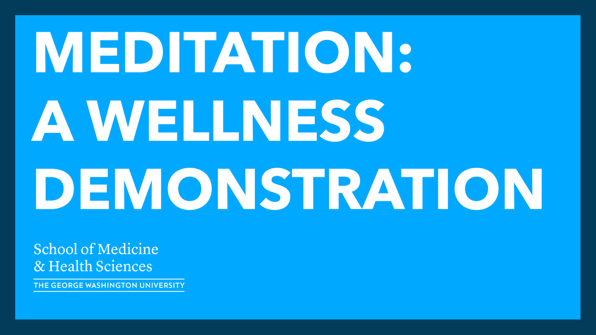 GWResiliency's tweet image. We just launched the @GWSMHS Resiliency & Well-being Center's Wellness Corner video series! Learn about and practice simple mind-body exercises with a member of our team! The video lengths range from just over a minute to a little over 10. youtube.com/playlist?list=…