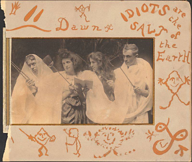"The Idiot Club of London", who were dedicated to the “Suppression of Dignity and Wisdom”, ca. 1886. On the far left is pictured the writer and Decadent figure par excellence Count Erick Stenbock. More here: publicdomainreview.org/essay/eric-cou… #otd