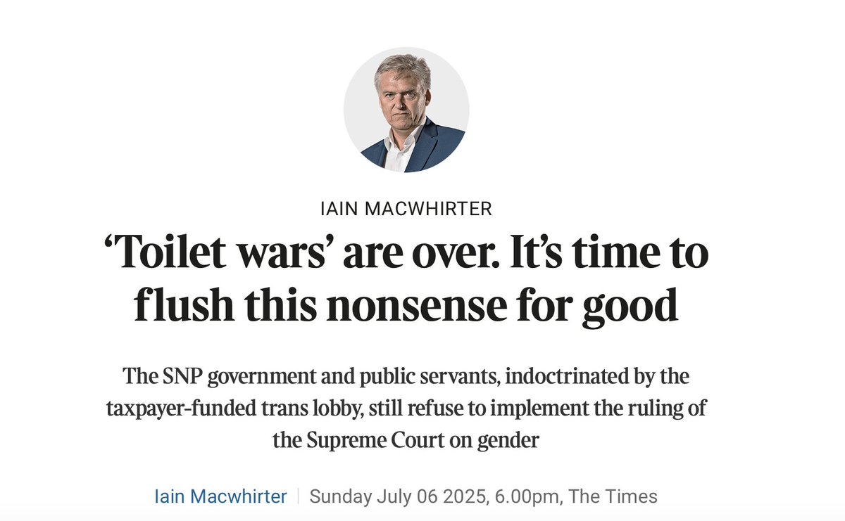 Of all the issues facing the Scottish government, this should be the easiest to resolve. 

Just state clearly that you accept the Supreme Court ruling and that sex is binary.

Everything else takes care of itself.