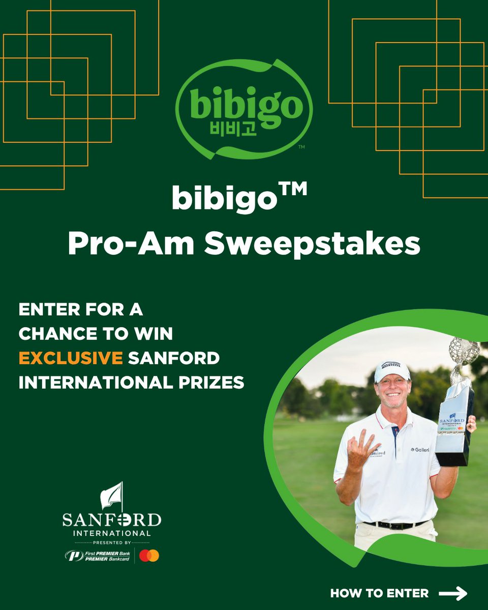 SanfordIntl's tweet image. Win big with @bibigoUSA and the Sanford International! 🏌️‍♂️

We’re giving fans a chance to score exclusive prizes - make sure to grab your @bibigousa products today!

#SanfordIntl | #MoreThanGolf