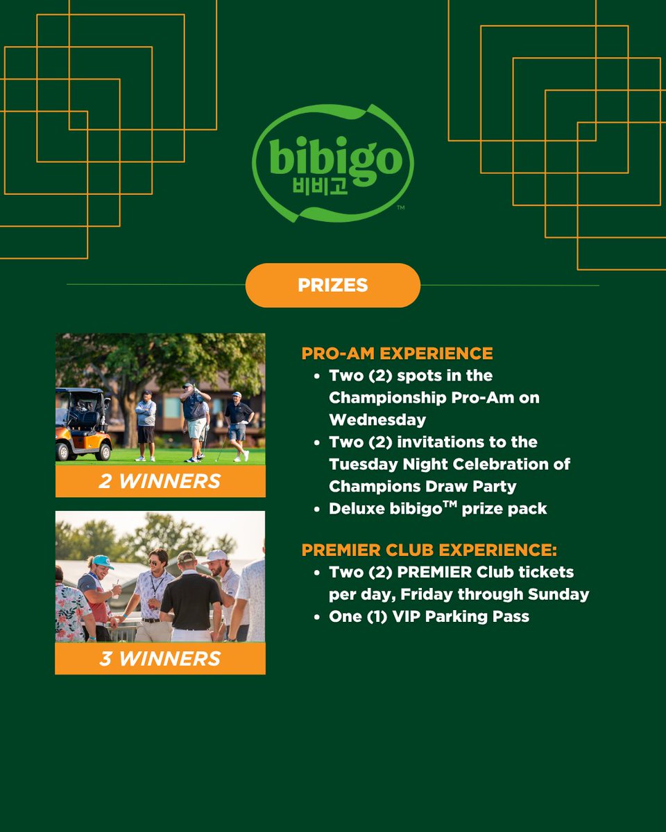 SanfordIntl's tweet image. Win big with @bibigoUSA and the Sanford International! 🏌️‍♂️

We’re giving fans a chance to score exclusive prizes - make sure to grab your @bibigousa products today!

#SanfordIntl | #MoreThanGolf