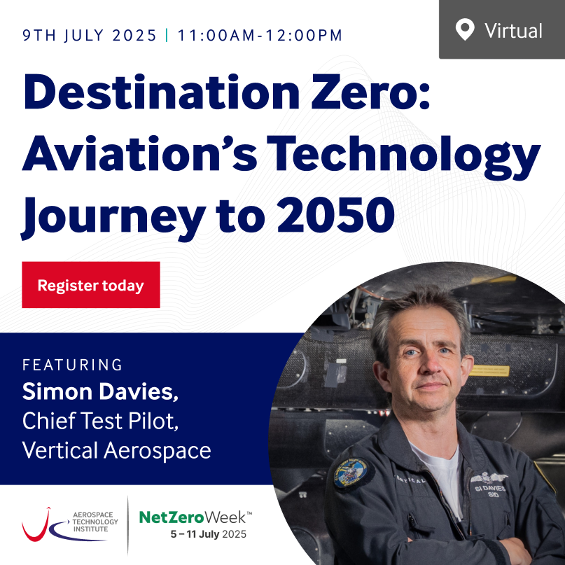 We're looking forward to welcoming Simon Davies, Chief Test Pilot at Vertical Aerospace, to our expert-led session for Net Zero Week.

👉  11:00AM – 12:00PM on 9th July

Learn more about #NetZeroWeek: netzeroweek.com/event-agenda/

Register for the webinar: eventbrite.co.uk/e/destination-…