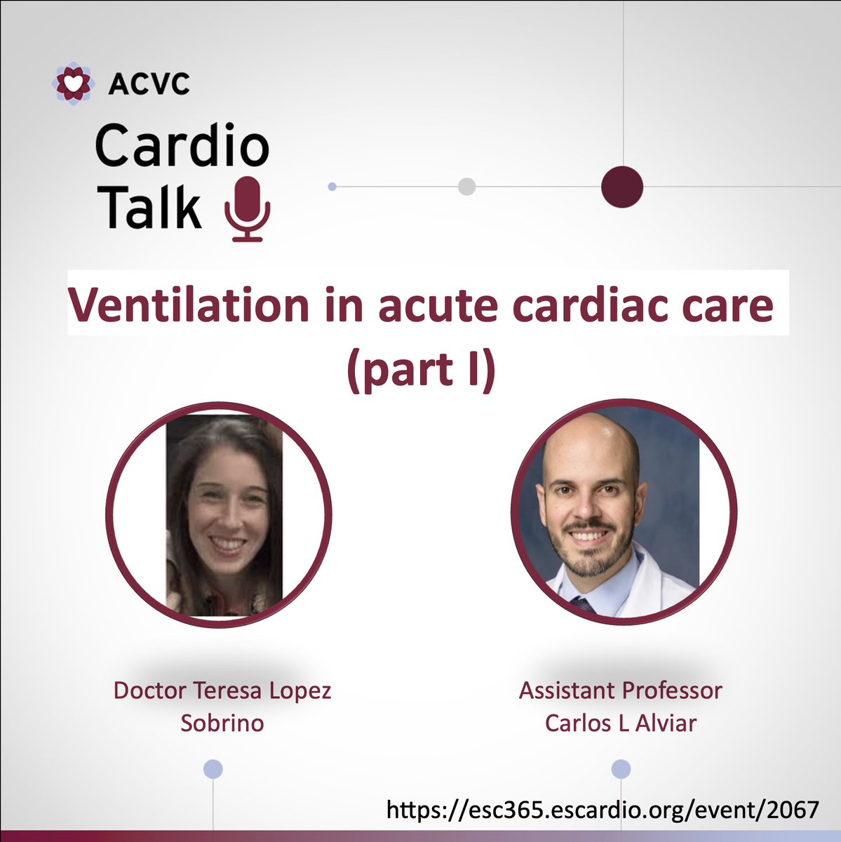 Agnieszka Tycińska (@atycinska) on Twitter photo It’s my pleasure to inform that I have recorded the new ACVC Cardio Talk - now available here 👉🏻 esc365.escardio.org/event/2067
Ventilation is an essential part of the game! Listen to the Experts- Ventilation in ACC (part I) <a href="/escardio/">European Society of Cardiology</a> #ACVC_ESC
#ACVCCardioTalk #cardiology It’s my pleasure to inform that I have recorded the new ACVC Cardio Talk - now available here 👉🏻 esc365.escardio.org/event/2067
Ventilation is an essential part of the game! Listen to the Experts- Ventilation in ACC (part I) <a href="/escardio/">European Society of Cardiology</a> #ACVC_ESC
#ACVCCardioTalk #cardiology