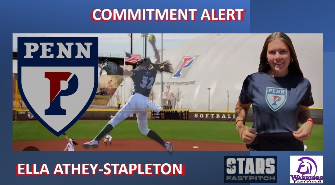 Hampton Roads Warriors Cockrell (@hrwpcockrell) on Twitter photo π¨π¨ HUGE NEWS, Congratulations to <a href="/ellaathey32/">Ella Athey-Stapleton 2026</a> on her Commitment to the Application process to <a href="/penn_softball/">Penn Softball</a> We are so proud of you girl, They will be getting one of the hardest working woman we know! <a href="/NCstarsnational/">Stars National - Gerovac</a> <a href="/Penn_Softball/">Penn Softball</a> π¨π¨ HUGE NEWS, Congratulations to <a href="/ellaathey32/">Ella Athey-Stapleton 2026</a> on her Commitment to the Application process to <a href="/penn_softball/">Penn Softball</a> We are so proud of you girl, They will be getting one of the hardest working woman we know! <a href="/NCstarsnational/">Stars National - Gerovac</a> <a href="/Penn_Softball/">Penn Softball</a>