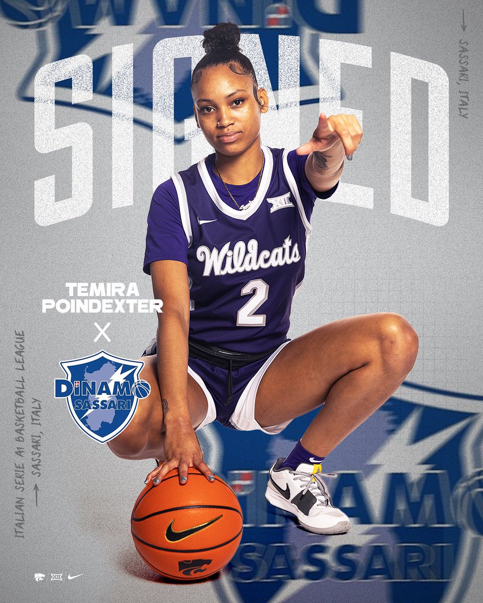 K-State Women's Basketball (@kstatewbb) on Twitter photo Firmata ✍️
<a href="/tPoindexter21/">Temira Poindexter</a> has signed to play with <a href="/dinamo_sassari/">Dinamo Sassari</a> (<a href="/EuroCupWomen/">EuroCup Women</a>) in Sassari, Italy.
Congratulations, T! Firmata ✍️
<a href="/tPoindexter21/">Temira Poindexter</a> has signed to play with <a href="/dinamo_sassari/">Dinamo Sassari</a> (<a href="/EuroCupWomen/">EuroCup Women</a>) in Sassari, Italy.
Congratulations, T!