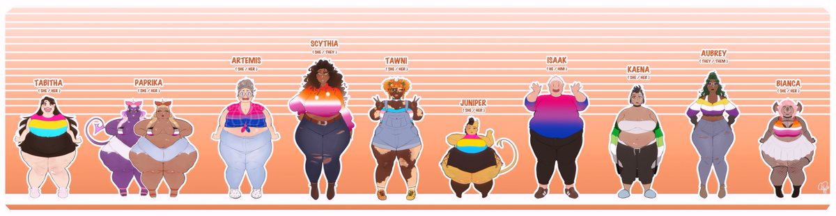 !!! PRIDE ART GIVEAWAY !!! 💝🏳️‍🌈

I love and am so proud of y'all and I hope you had a great June🥳
Thought this was a great time to line up my OC's !

COMMENT who your favourite is and/or your flag(s) to enter my RAFFLE for a FREE SKETCH ending on 7/11

Likes/RT's appreciated 😊