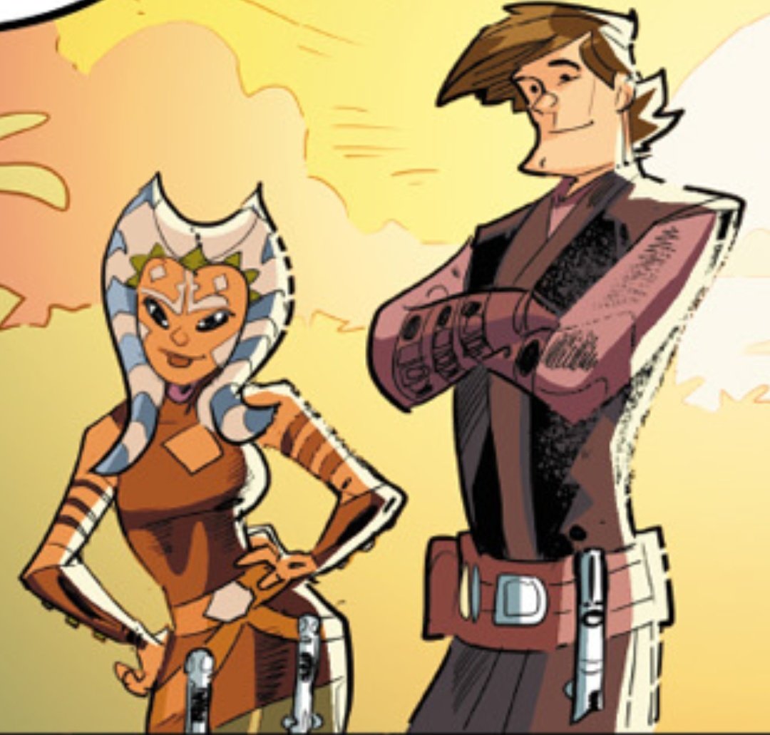 Anakin and Ahsoka