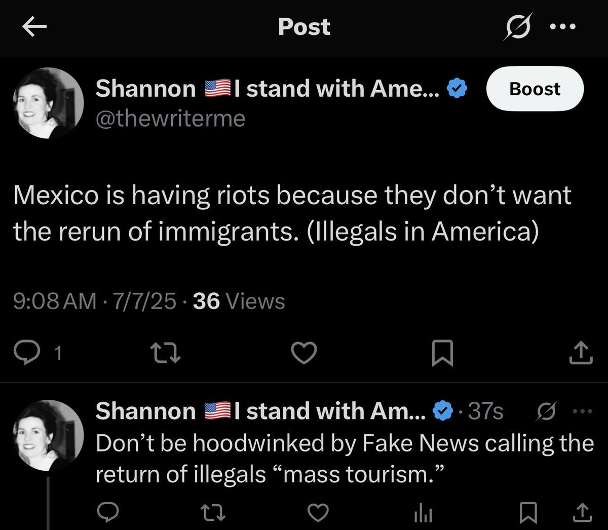 My edit abilities have suddenly disappeared. Super 🙄 -So, here’s my rewrite of the original post:  
Mexico is having riots because they don’t want the return of their people. To be clear, they don’t want America returning their illegals to them. Imagine that!