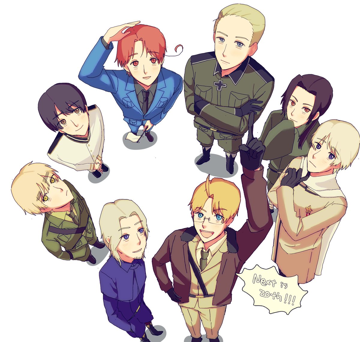 mgU__U's tweet image. おめでとうでした！！！
 #長靴で乾杯しようぜヘタリア19周年
#ヘタリア19周年