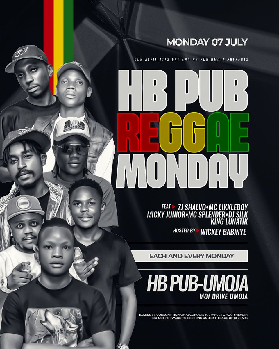 It’s Monday, and we’re turning the heat all the way up! Don’t let the week start without the vibes. #ReggaeMonday #HBPubUmoja #dubaffiliatesentertainment