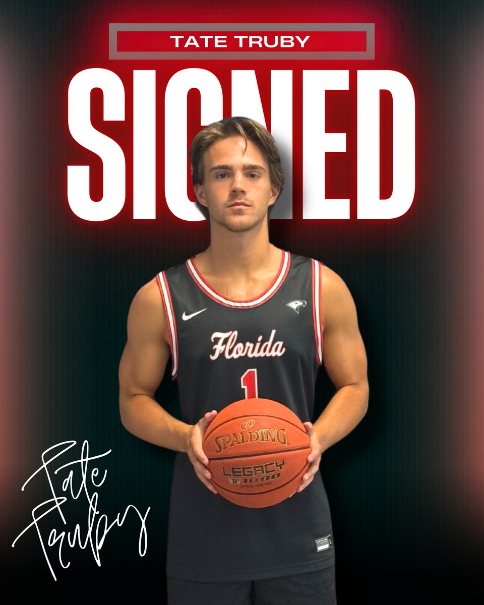 🔥Truby Transfers to the Falcons 

Truby is a 6'1 guard transferring in from Hardin-Simmons University in Abilene, Texas. 

With his shooting ability and work ethic, Tate is a huge weapon in building up our team and program. 

Welcome, Tate!